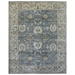 Meraviglioso nuovo tappeto indiano Oushak Design