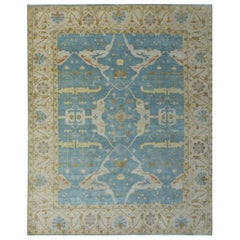 Meraviglioso nuovo tappeto indiano Oushak Design