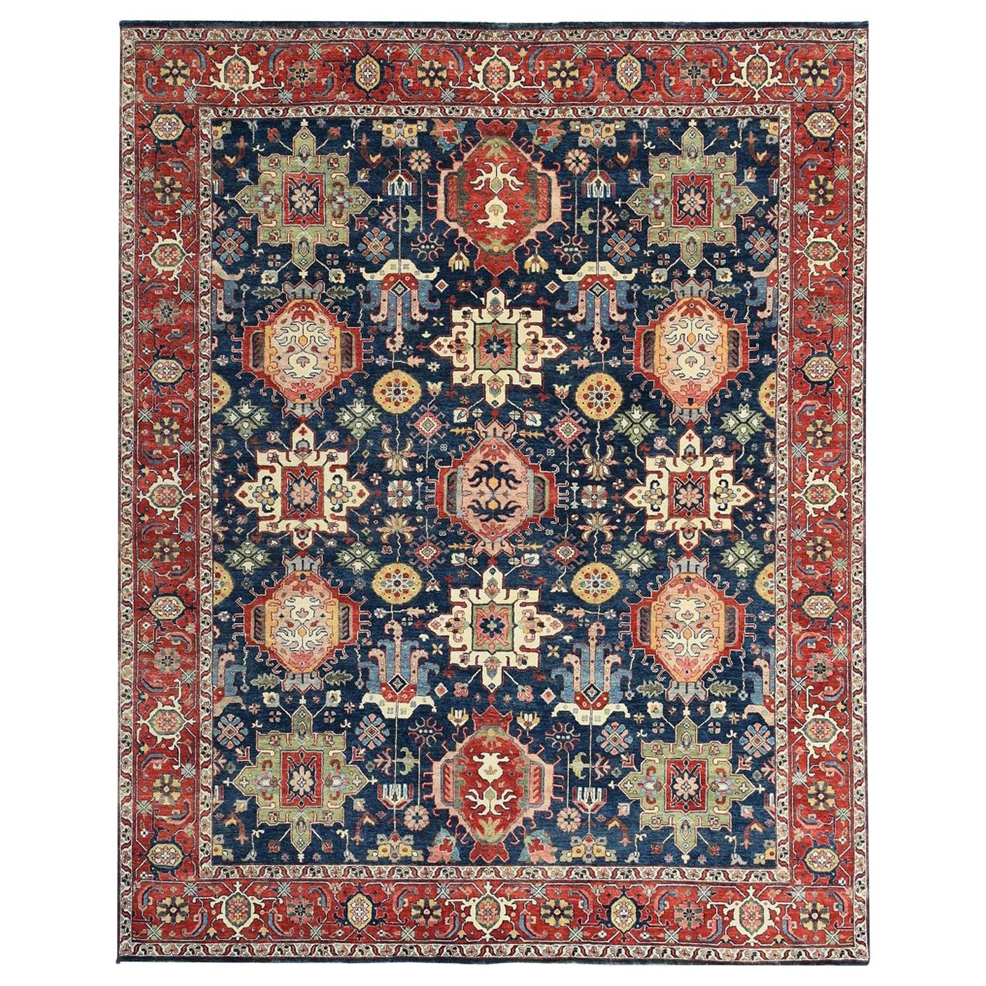 Magnifique tapis indien de design persan au design persan en vente