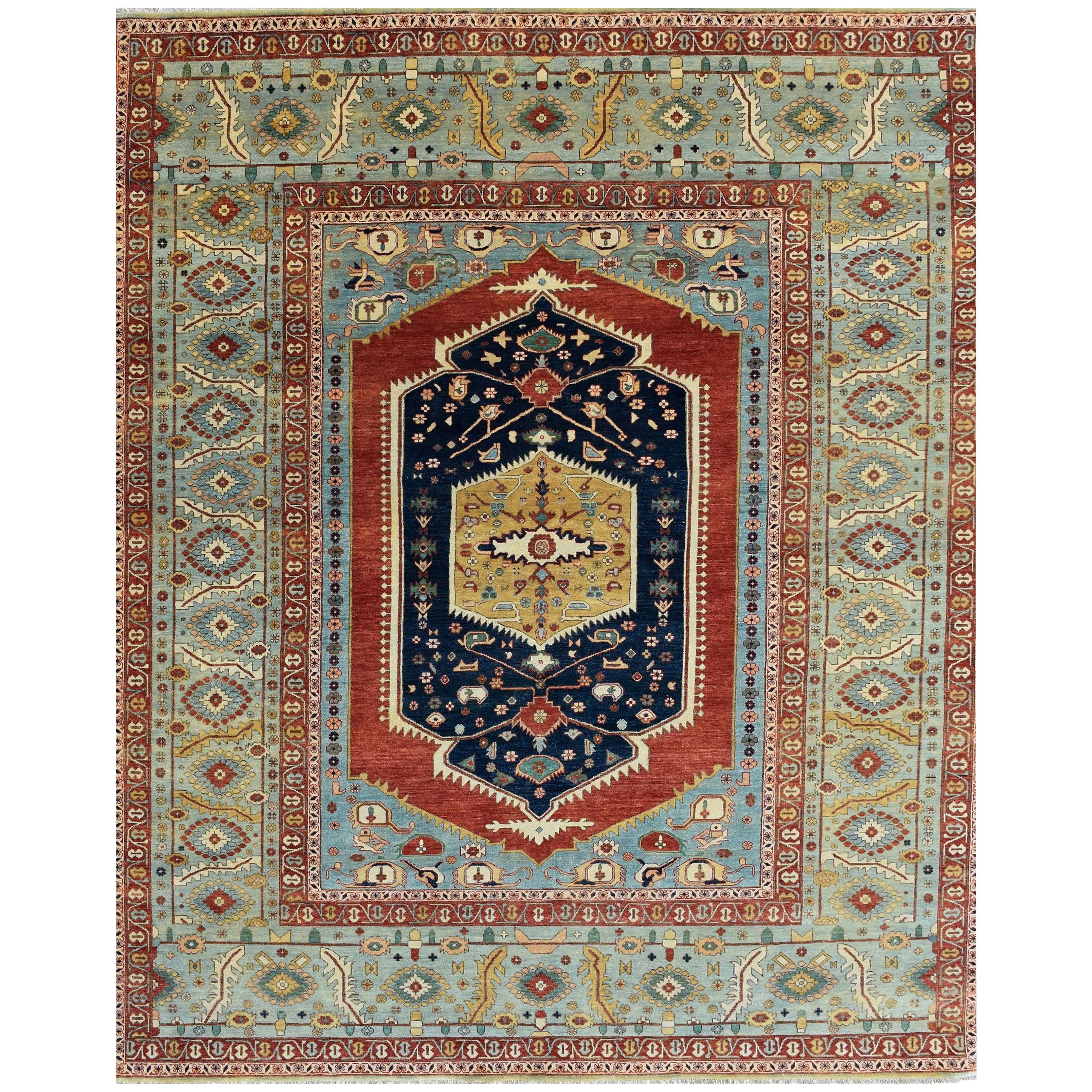 Wonderful New Persian Design Indian fine Rug For Sale