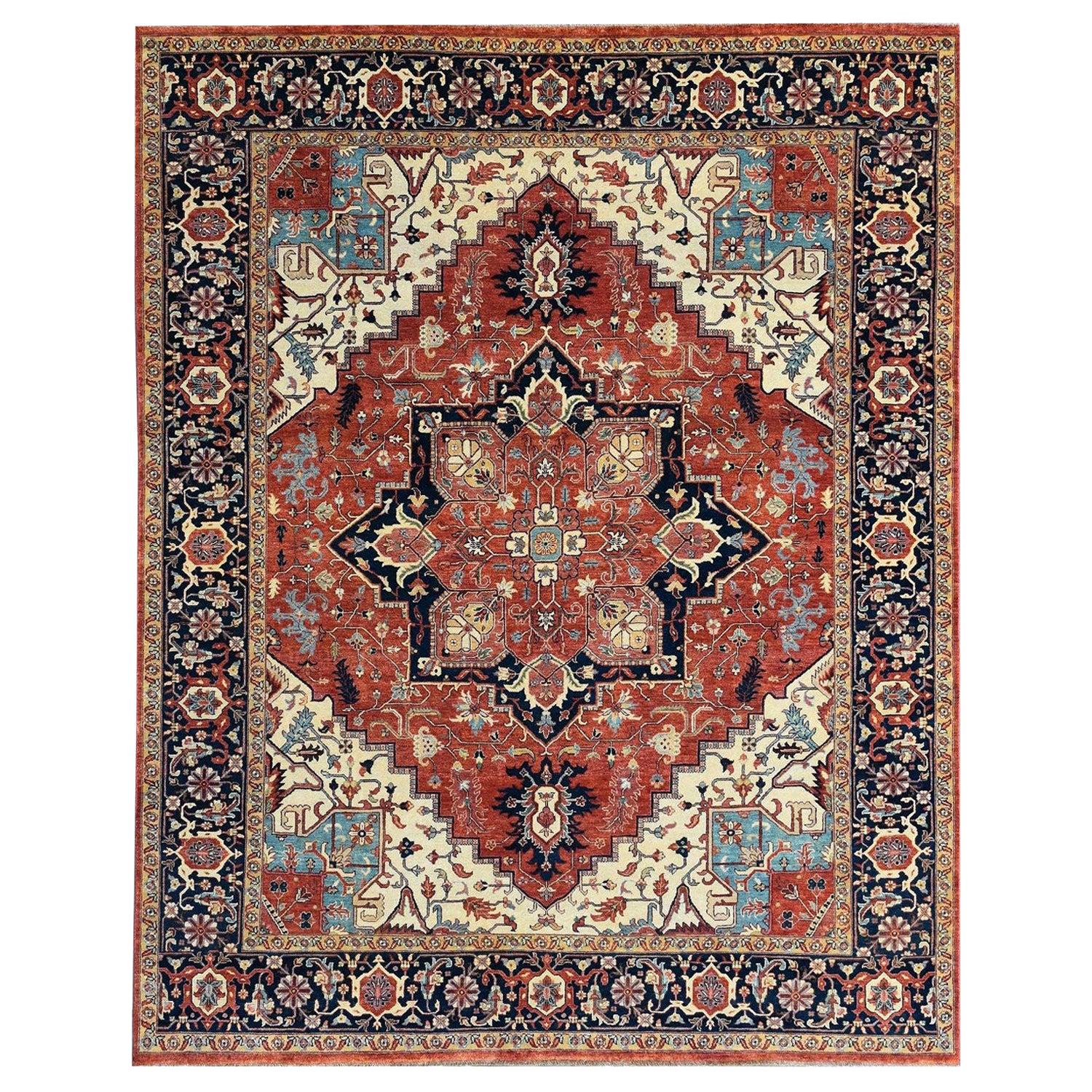 Wonderful New Persian Design Indian Fine Rug For Sale