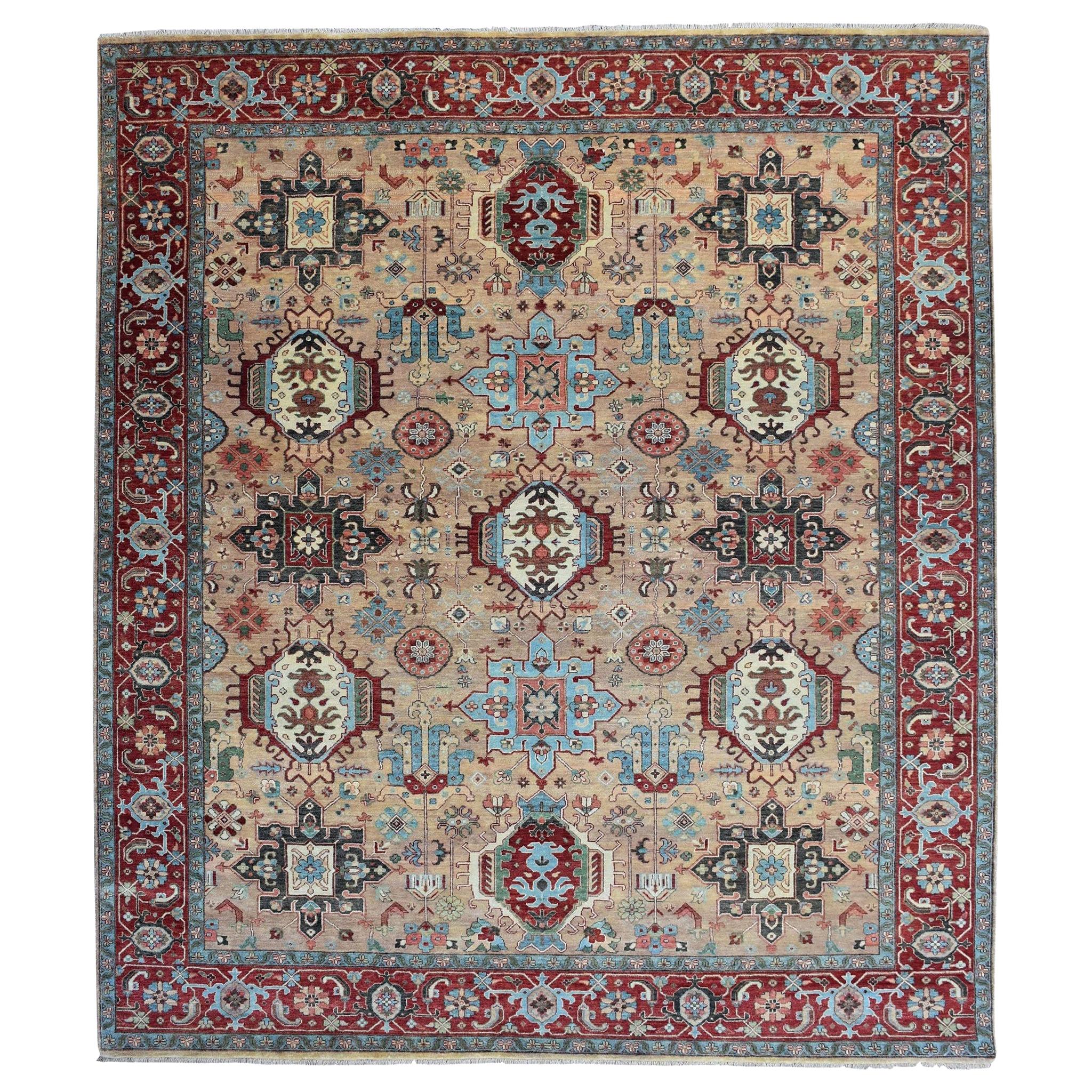 Meraviglioso tappeto indiano di design persiano di nuova concezione