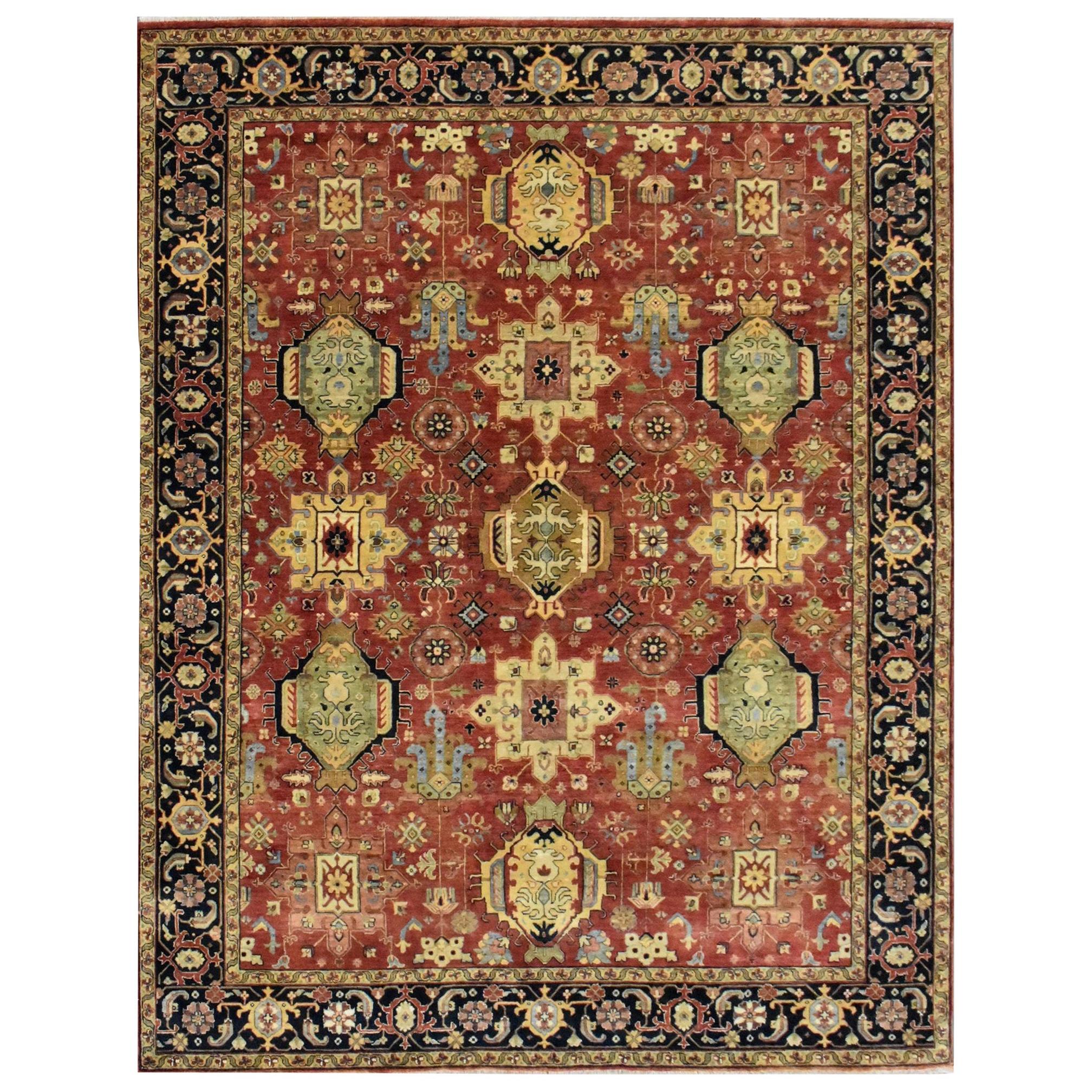 Maravillosa alfombra fina india de nuevo diseño persa en venta