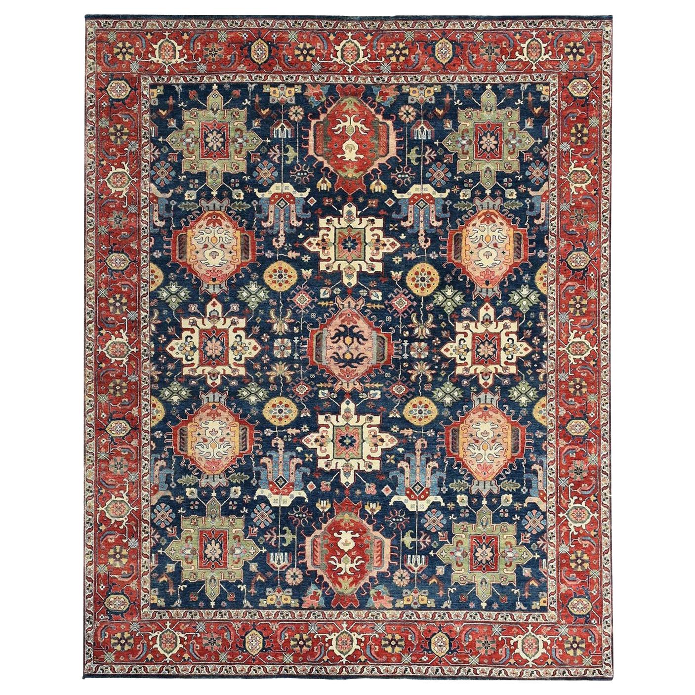 Wonderful New Persian Design Indian Fine Rug For Sale