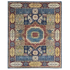 Magnifique tapis indien de design persan au design persan