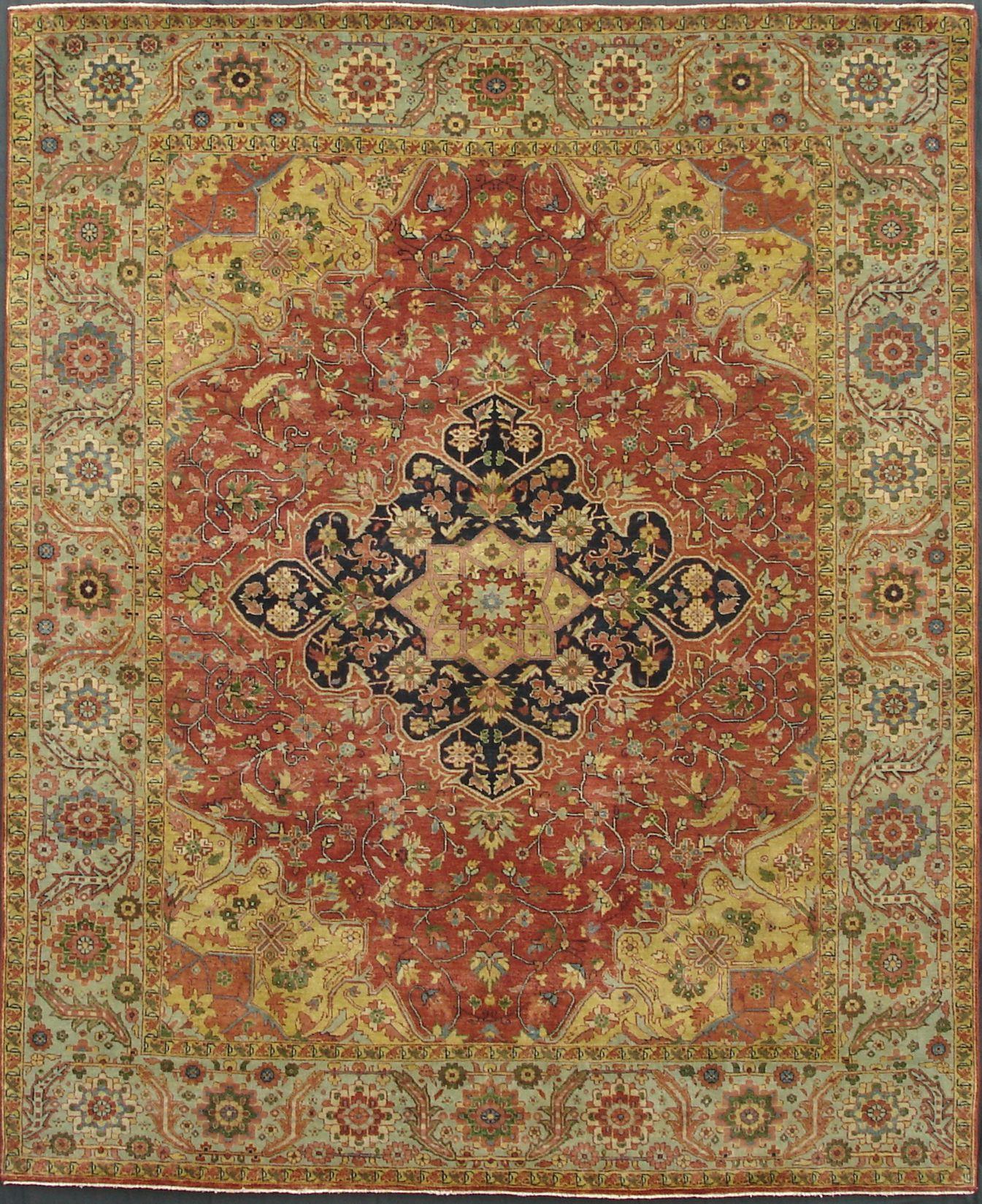 Schöner neuer Teppich mit schönem persischen Design und schönen Farben, komplett handgeknüpft mit Wollsamt auf Baumwollbasis.