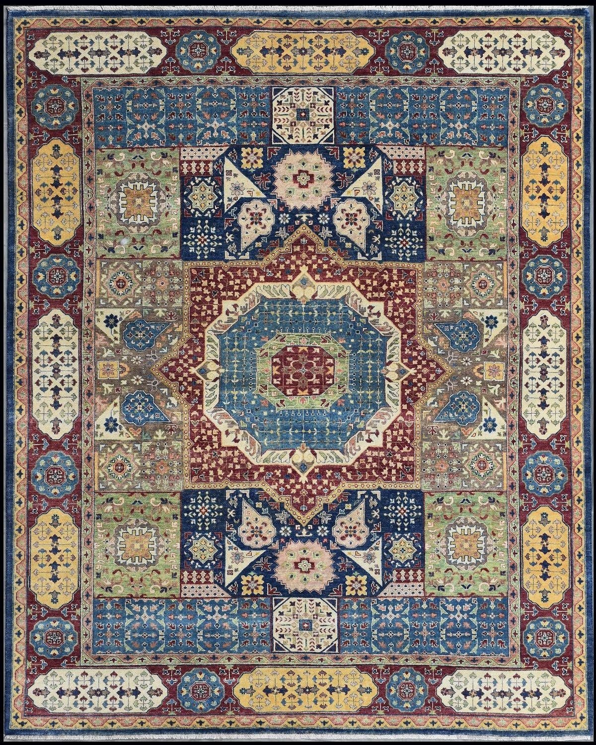 Schöner neuer Teppich mit schönem persischen Design und schönen Farben, komplett handgeknüpft mit Wollsamt auf Baumwollbasis.