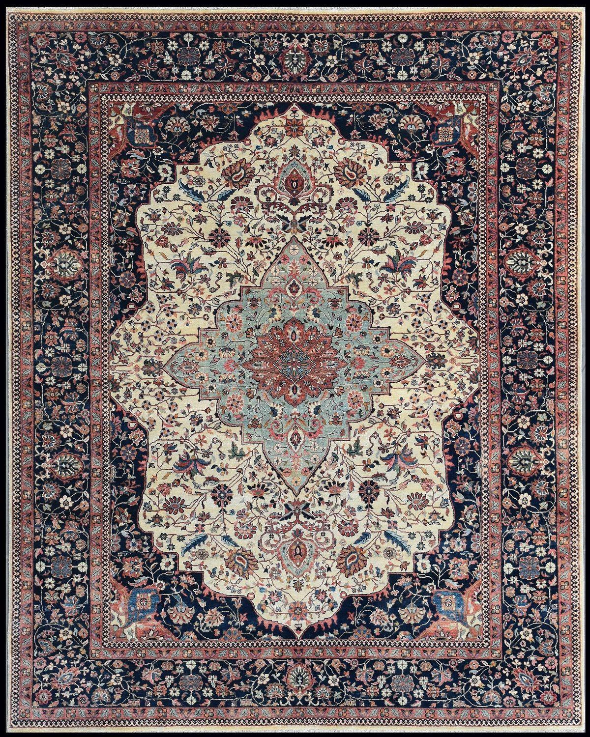 Schöner neuer Teppich mit schönem persischen Design und schönen Farben, komplett handgeknüpft mit Wollsamt auf Baumwollbasis.