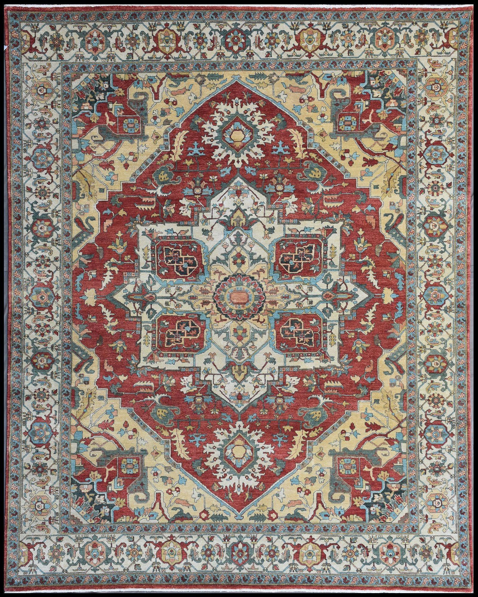 Indiano Meraviglioso tappeto indiano di nuovo design persiano in vendita