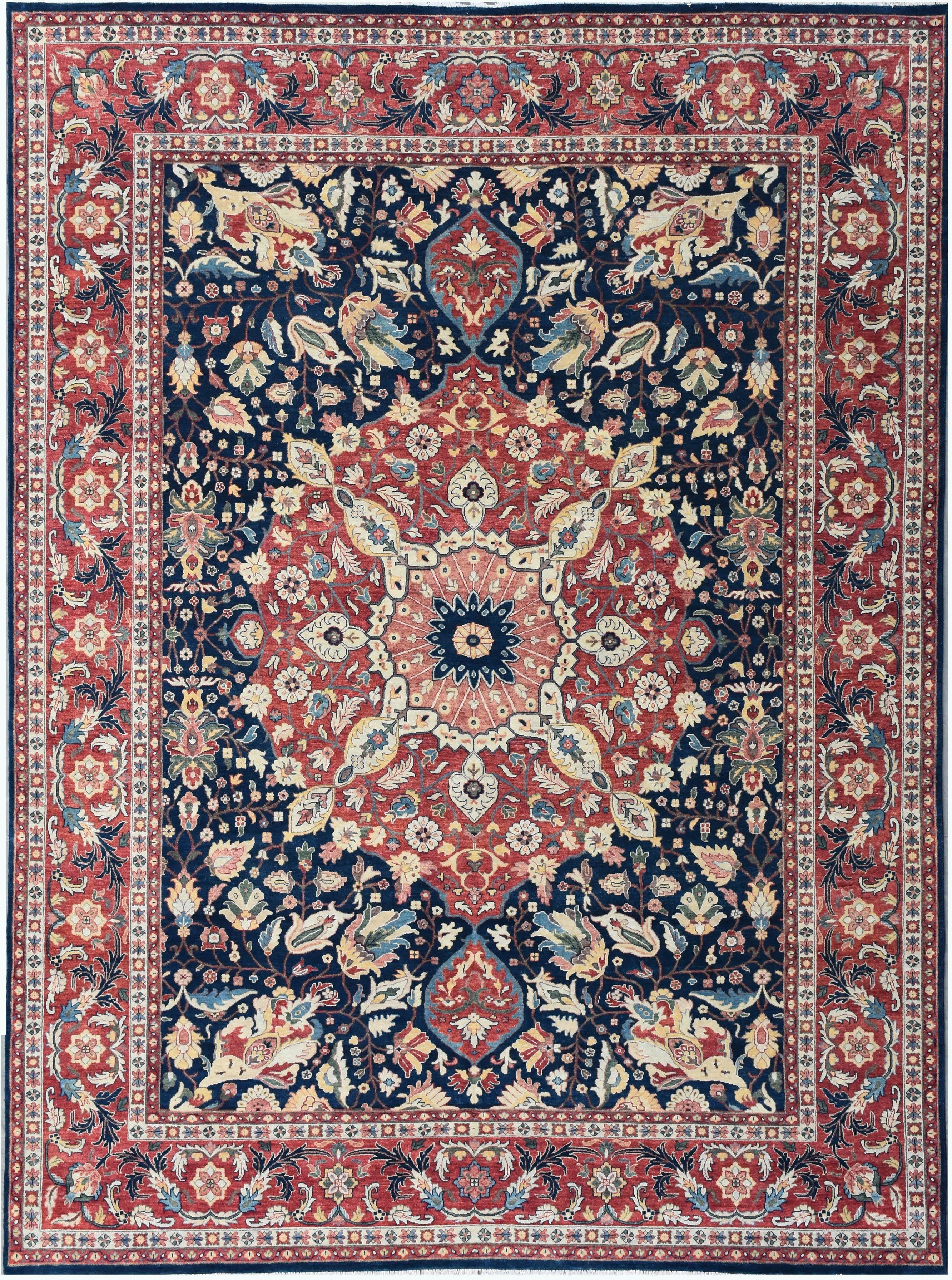 Hand-Knotted Wonderful New Persian Design Indian Rug For Sale
