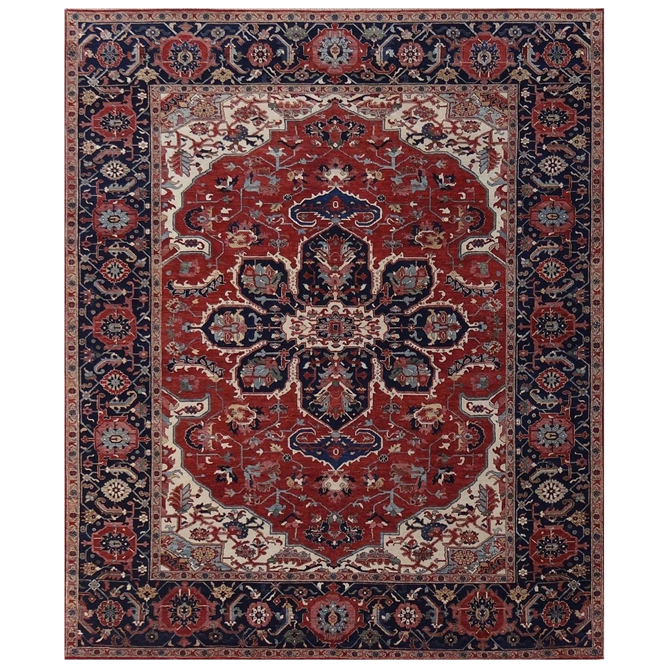 Wonderful New Persian Design Indian Rug For Sale