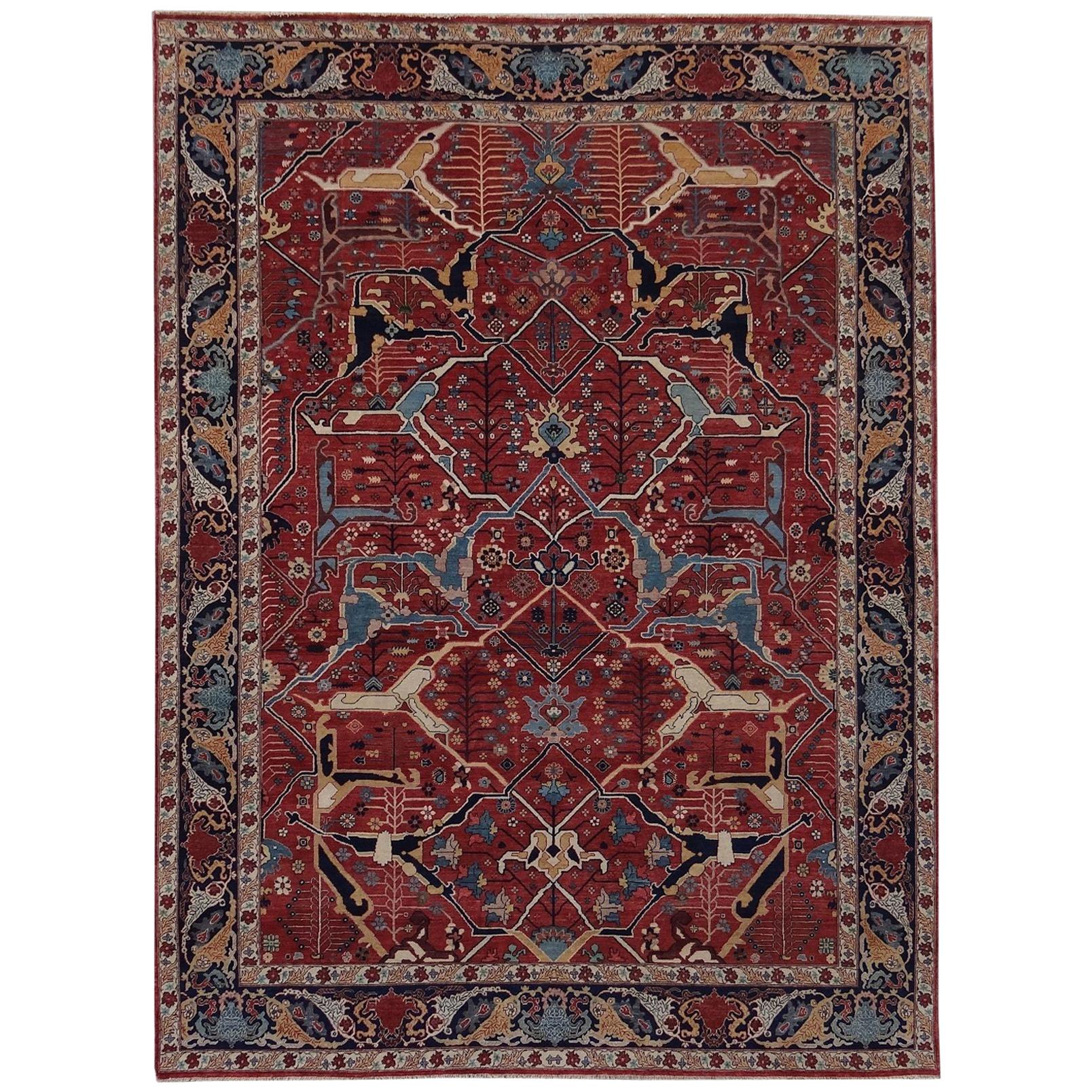 Maravillosa alfombra india de nuevo diseño persa