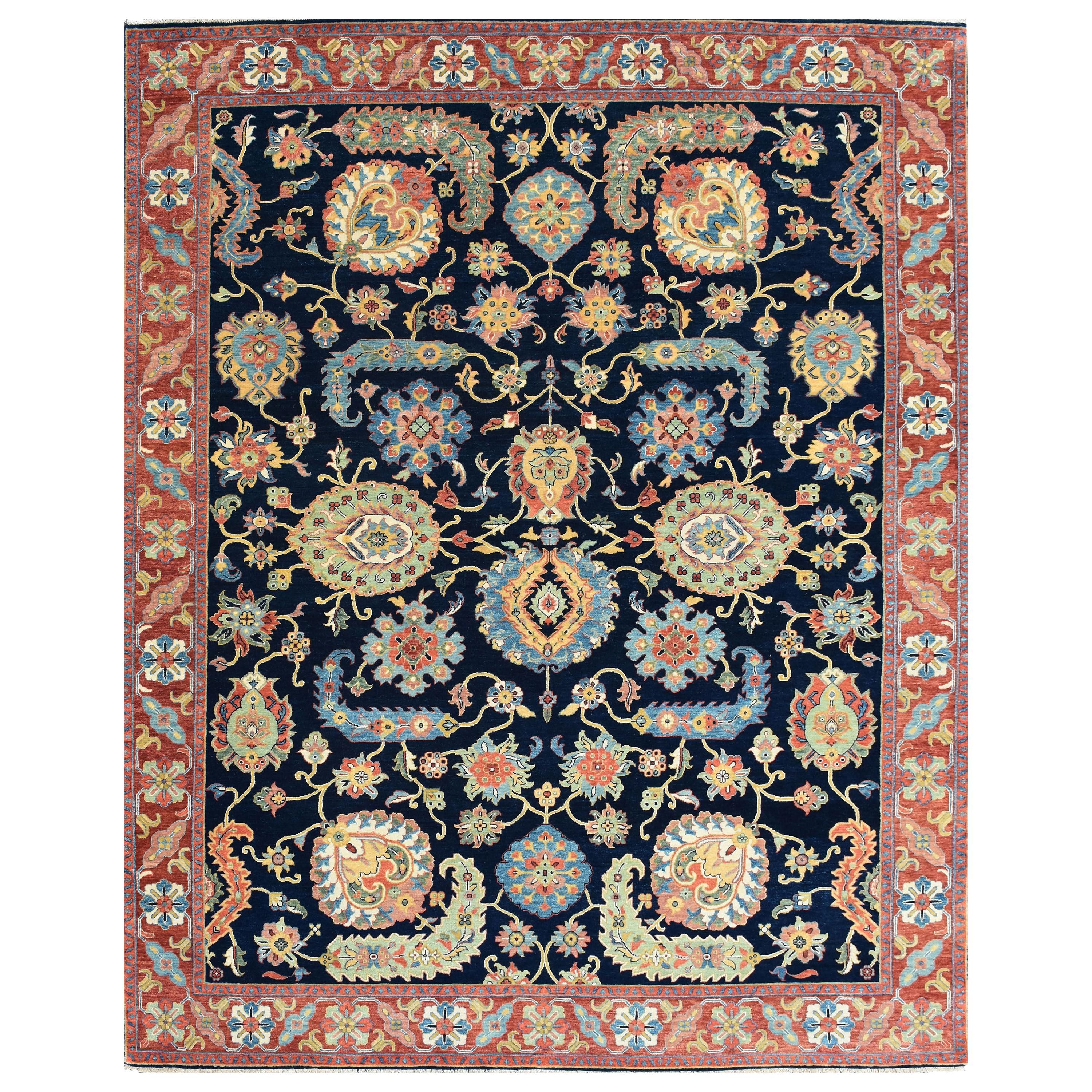 Meraviglioso tappeto indiano di nuovo design persiano