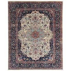 Wunderschöner neuer indischer Teppich im persischen Design