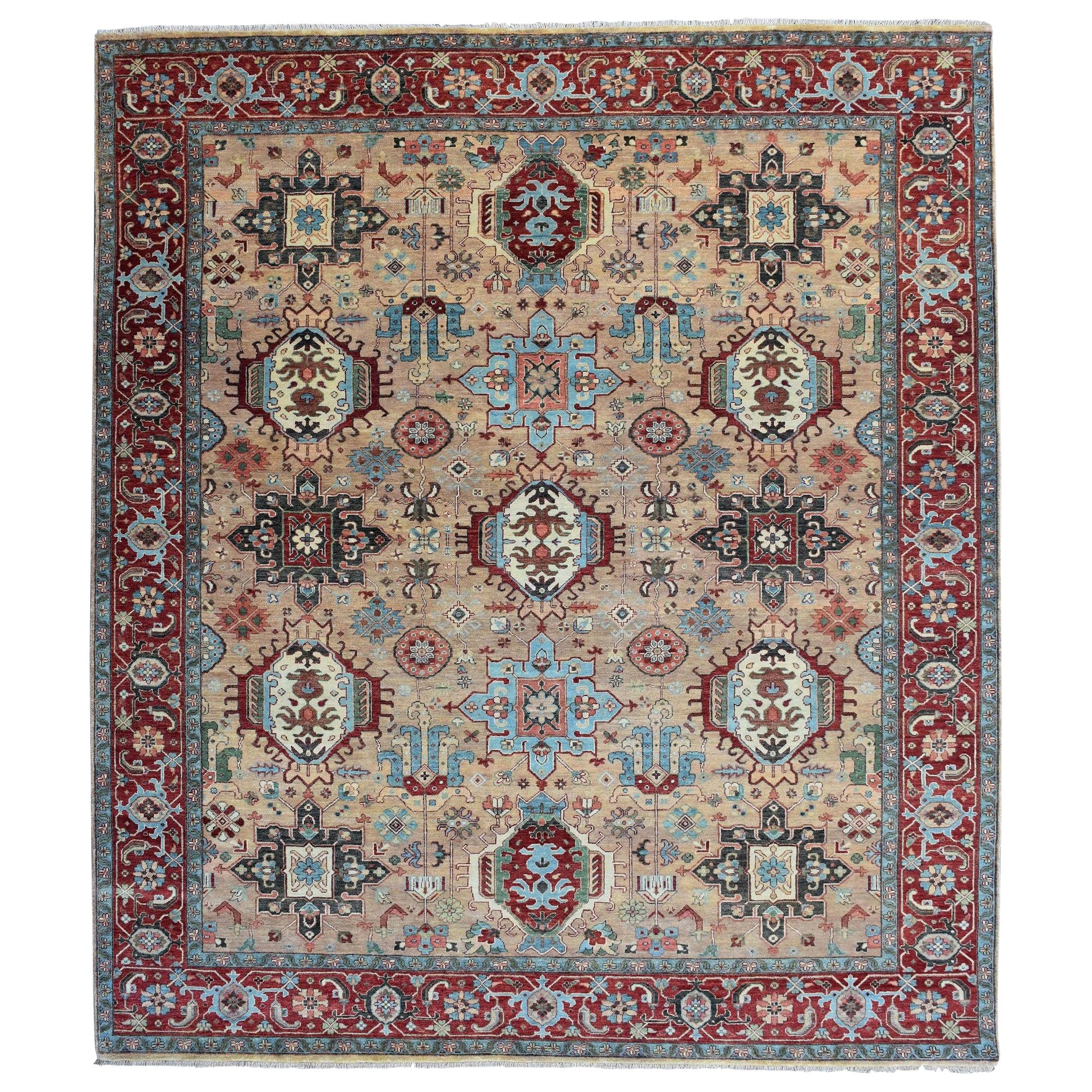 Wonderful New Persian Design Indian Rug For Sale