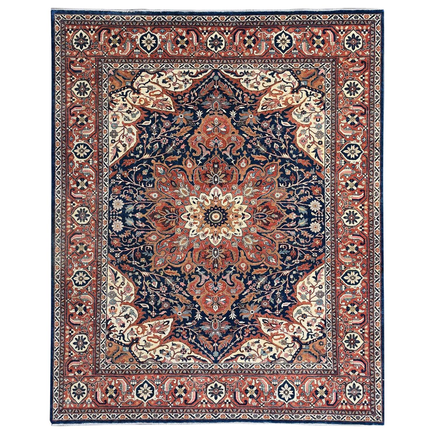 Maravillosa alfombra india de nuevo diseño persa