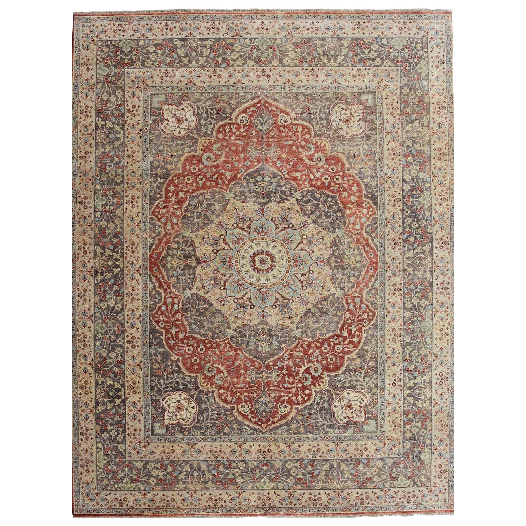 Maravillosa alfombra india de nuevo diseño persa