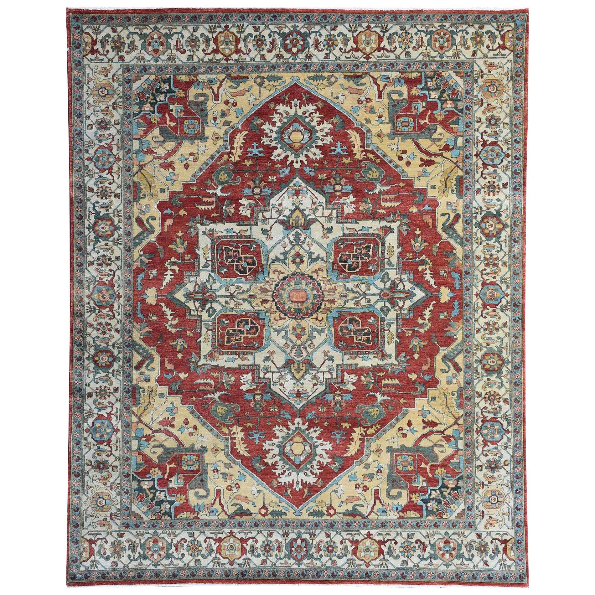 Wonderful New Persian Design Indian Rug For Sale