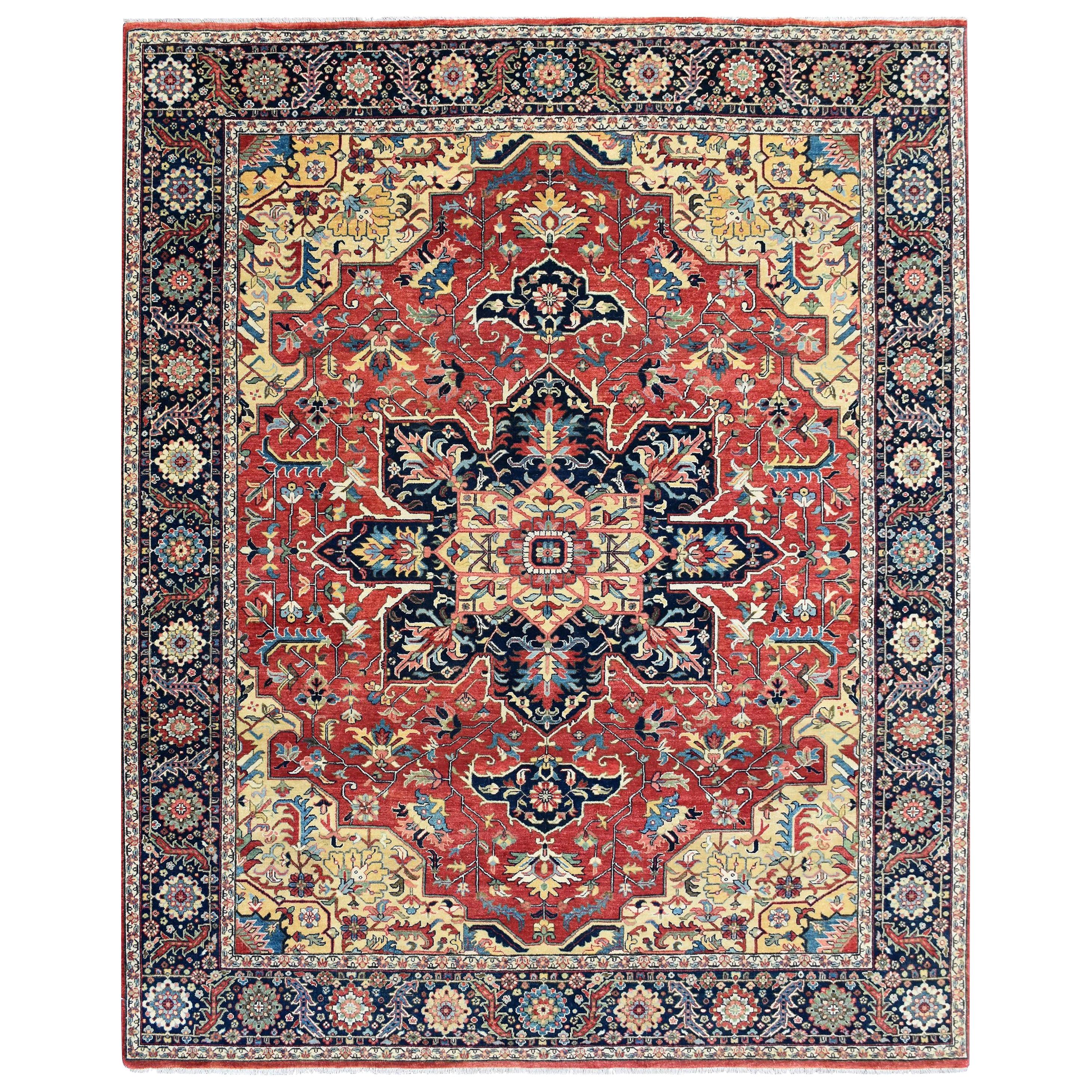 Schöner neuer persischer Heriz-Design feiner indischer Teppich