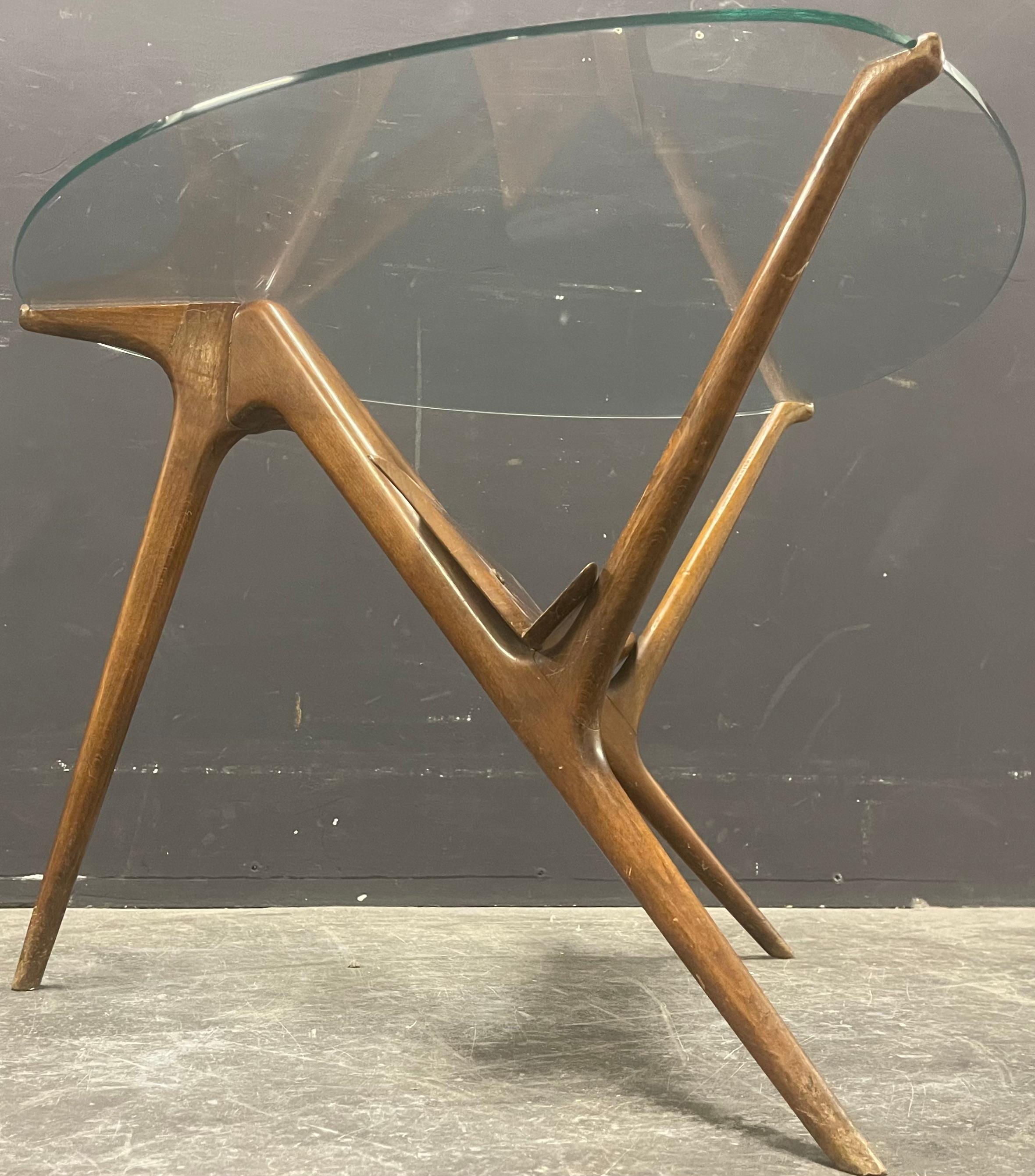 Magnifique table organique à la manière de carlo mollino en vente 3