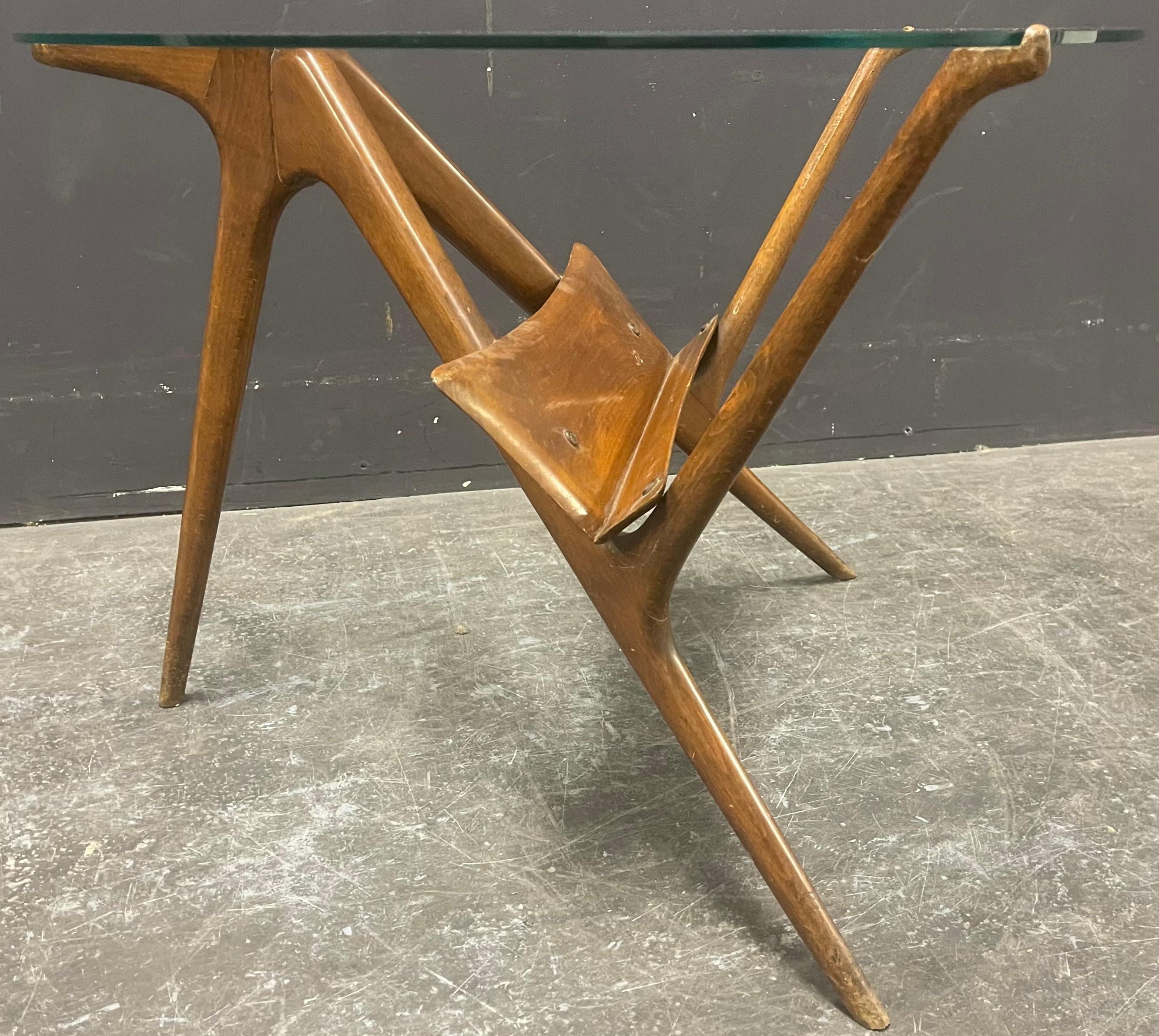 Magnifique table organique à la manière de carlo mollino en vente 4