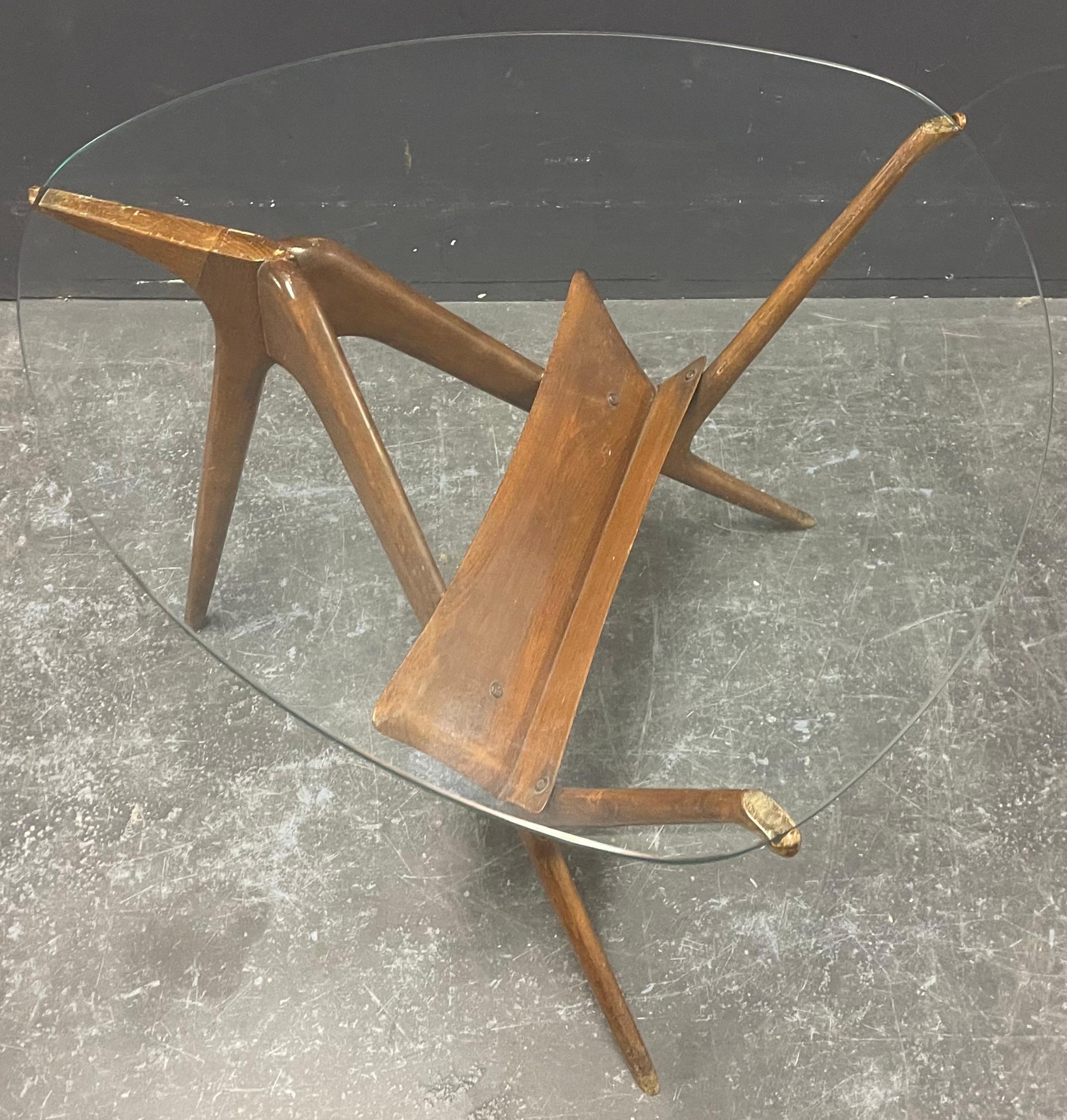 Magnifique table organique à la manière de carlo mollino en vente 5