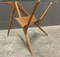 wonderful organic table in the manner of carlo mollino