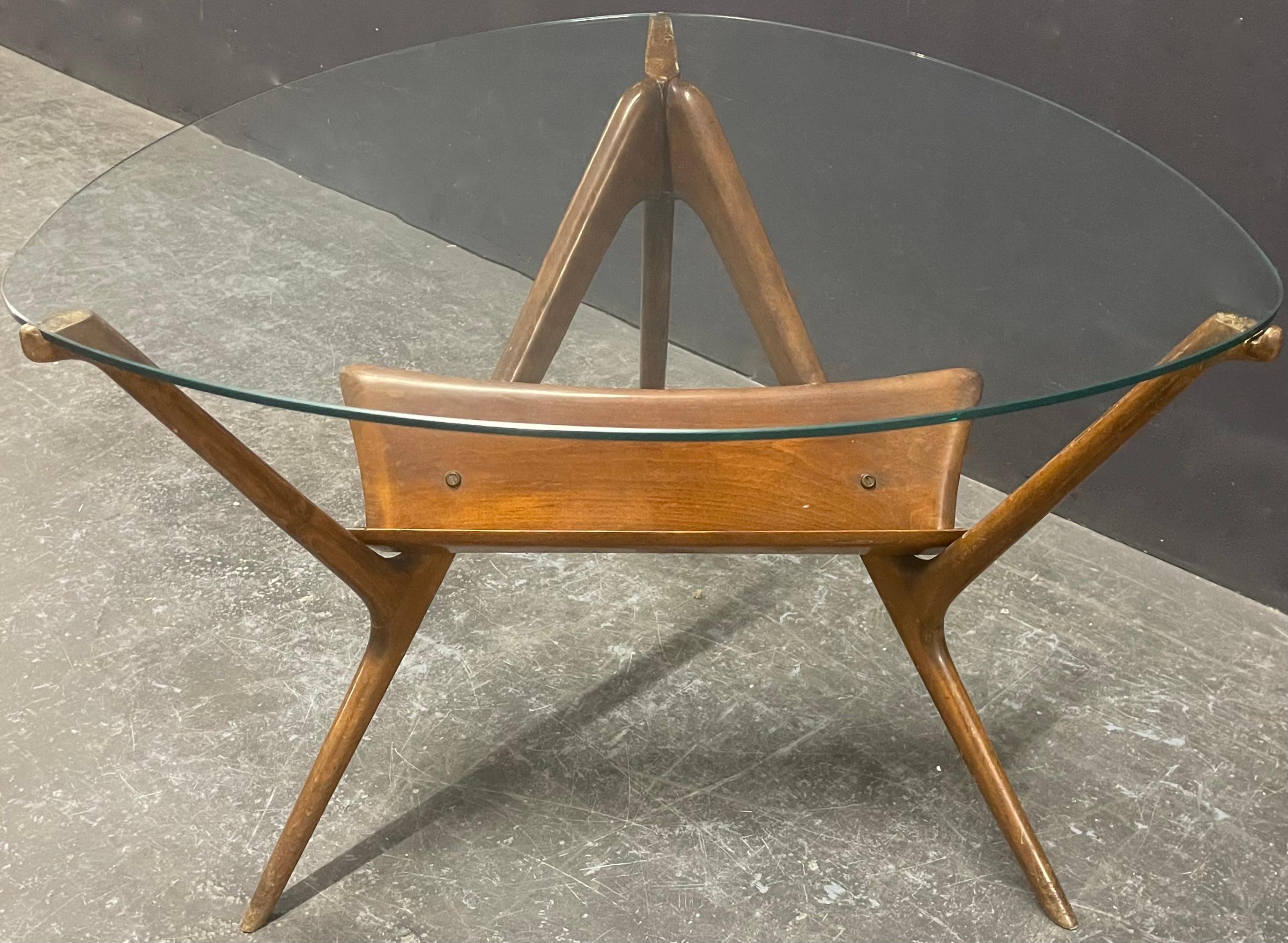 Milieu du XXe siècle Magnifique table organique à la manière de carlo mollino en vente