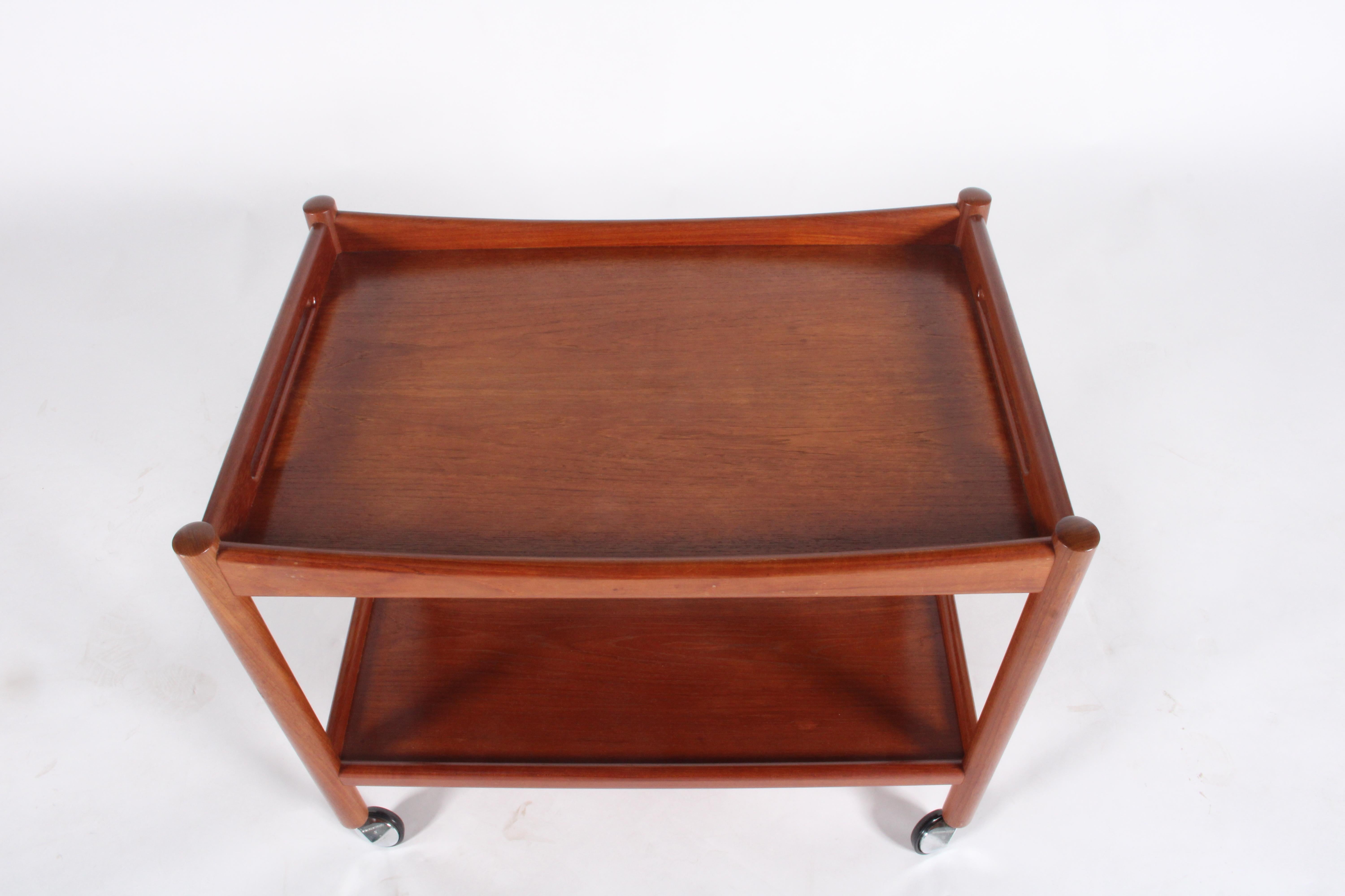 Teak Wonderful Original Mid Century Danish Hans Wegner Drinks Trolley *Free Delivery For Sale