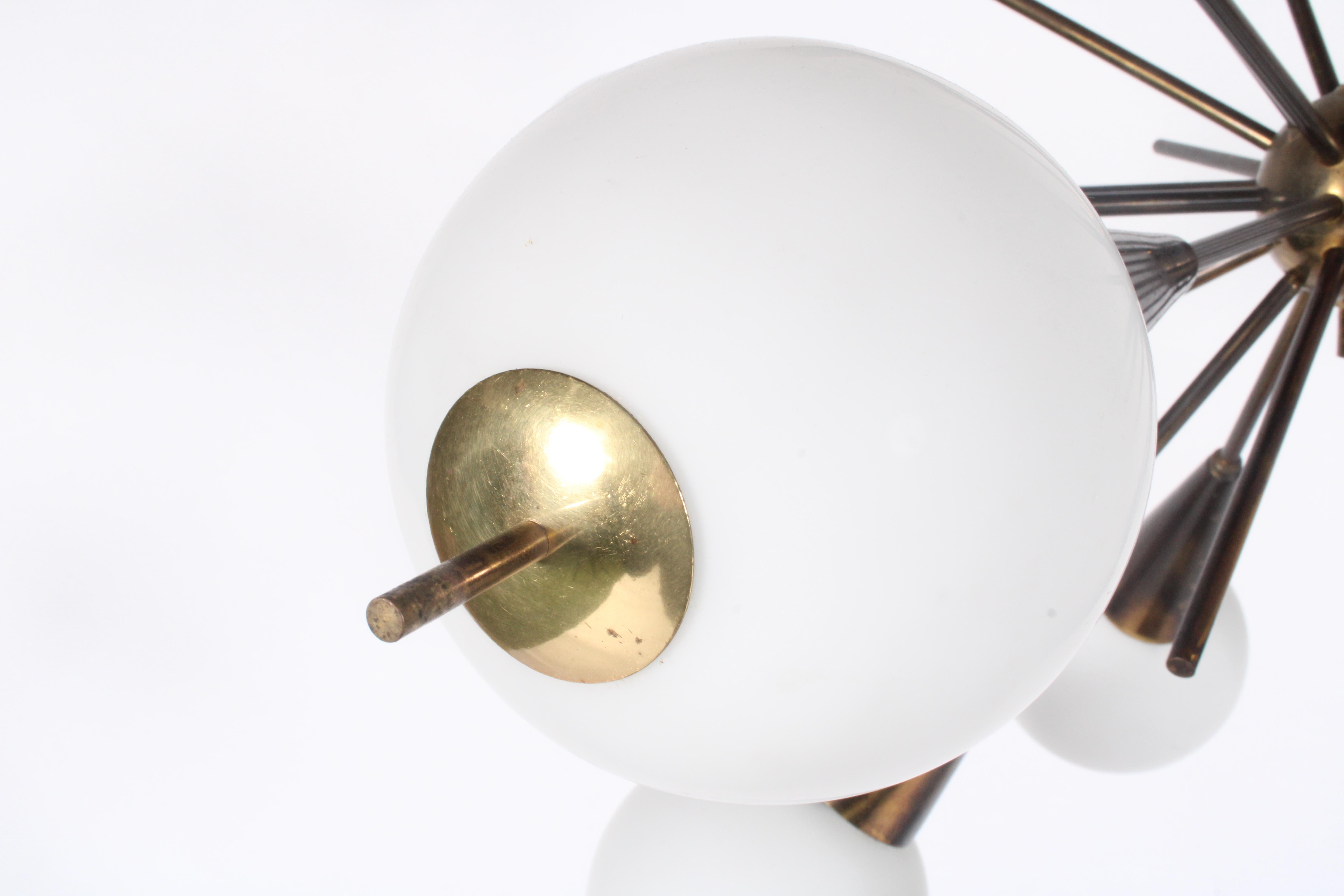Splendido lampadario Sputnik originale italiano di Stilnovo * Consegna gratuita in tutto il mondo In condizioni buone in vendita a Portlaoise, IE