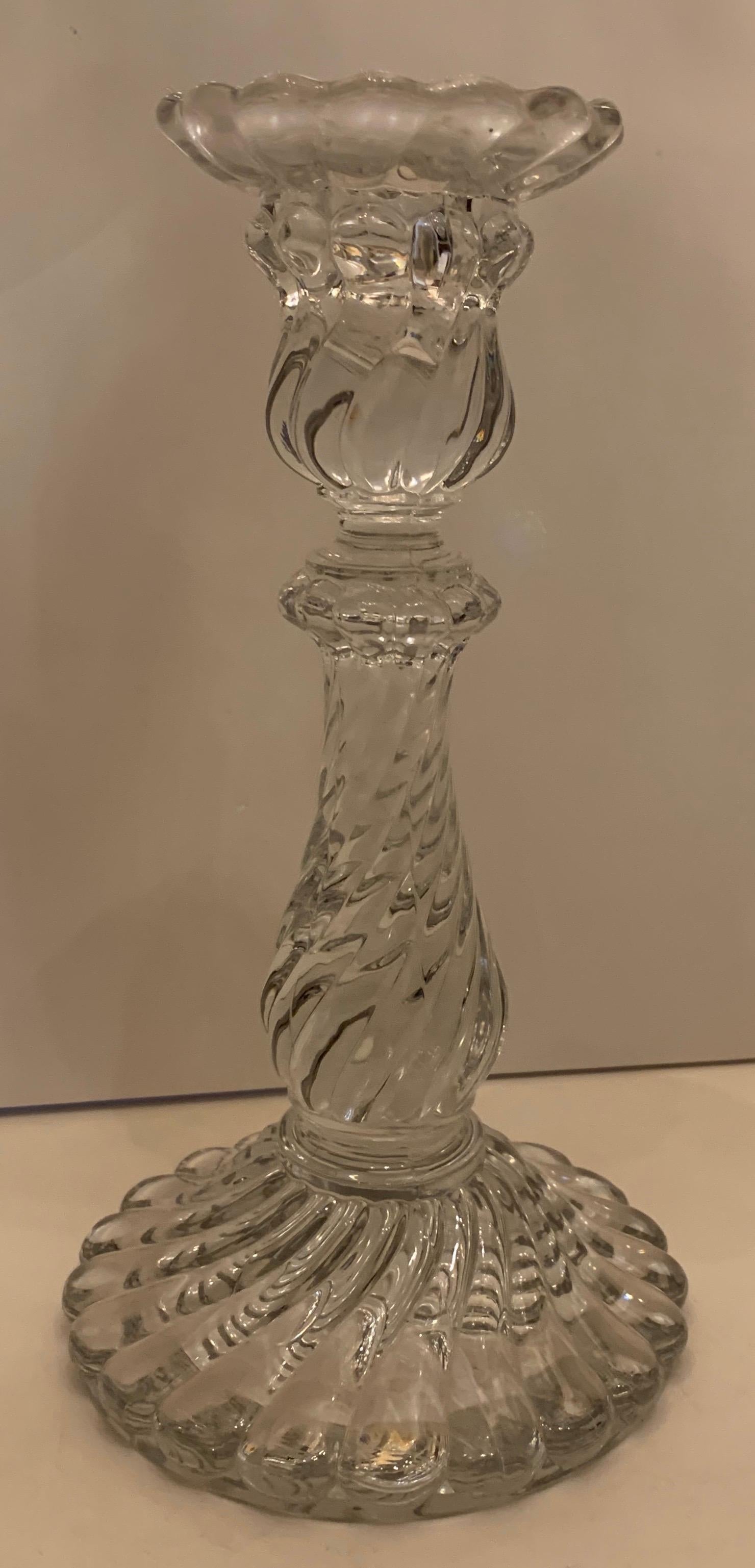 swirl candlesticks