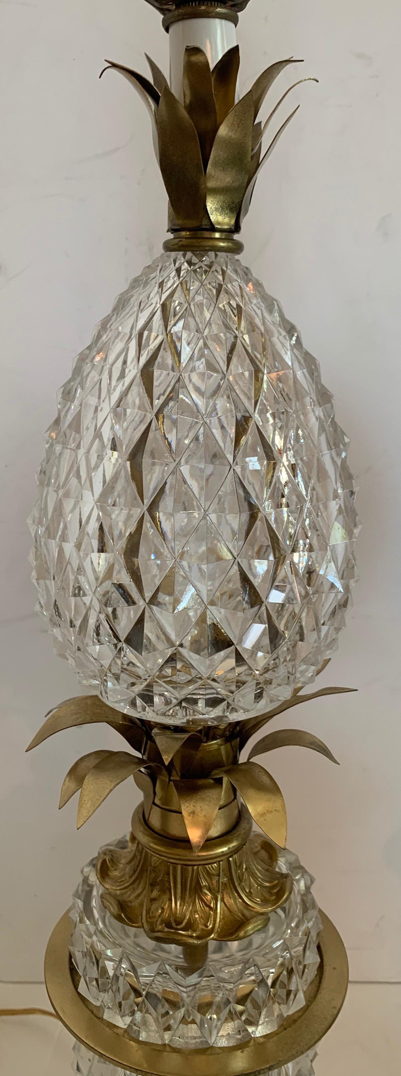 crystal pineapple lamp