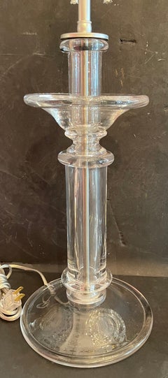 Wunderschönes Paar moderner Kerzenständer aus Murano-Kunstglas aus der Mitte des Jahrhunderts