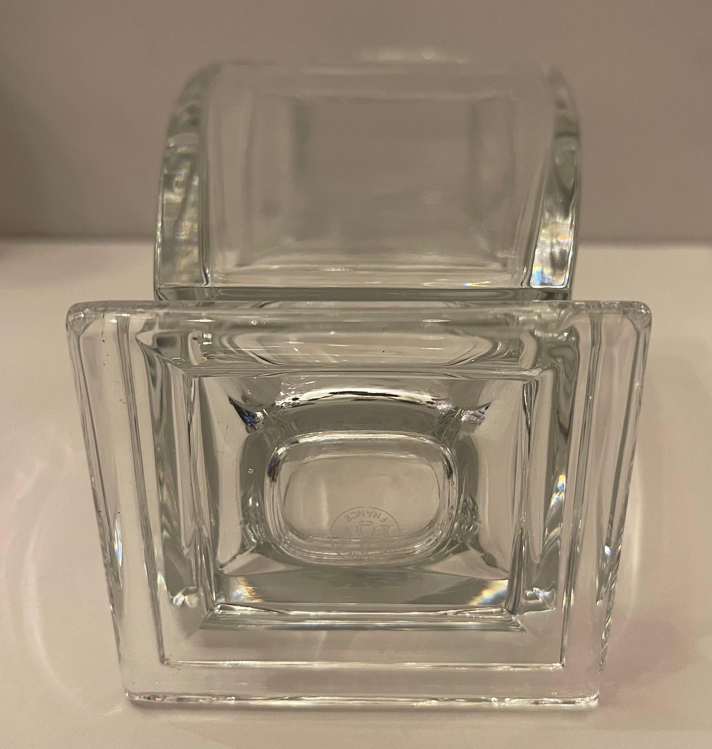 perle transparente vase
