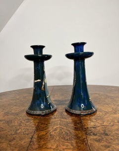 Wonderful pair of antique Decoro England candlesticks