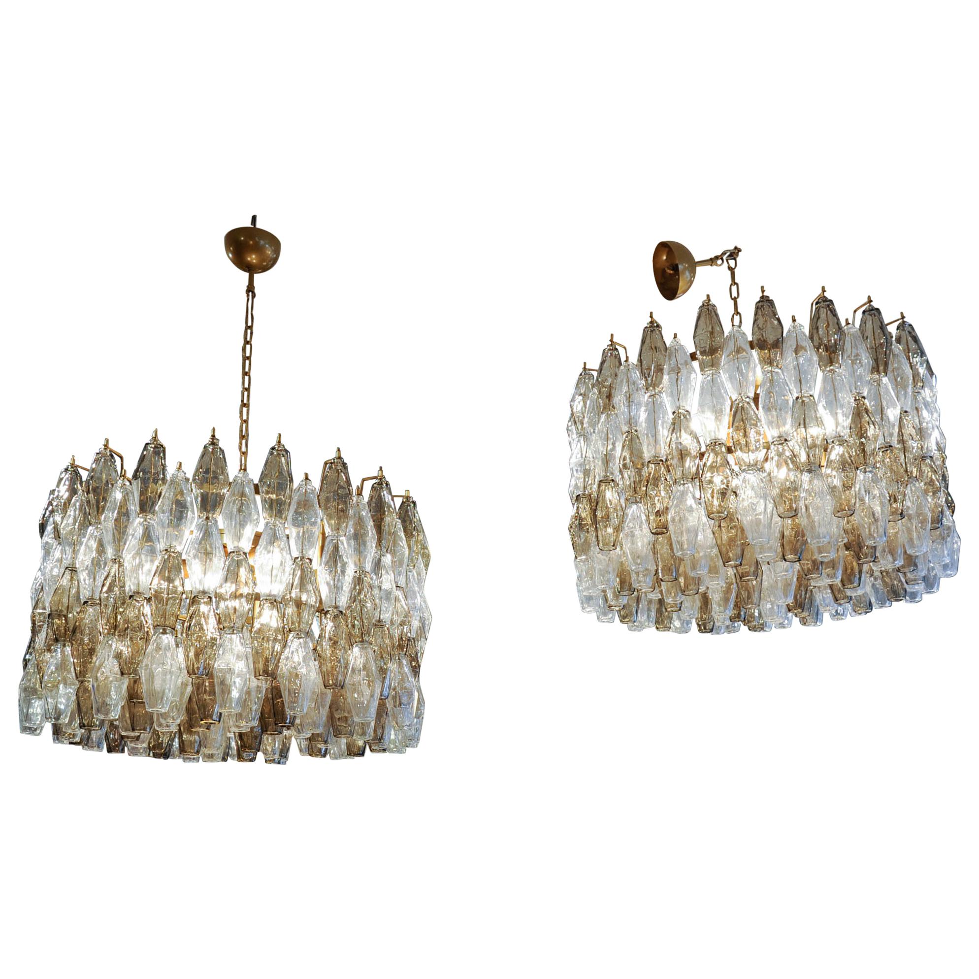 Wonderful Pair of Chandeliers Venini at cost price.