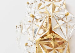 Wonderful Pair of Crystal Sconces by Kinkeldey, Germany, 1970s