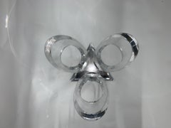 Wonderful Pair of Eclipse Lucite Side Tables by Mikhail Loznikov