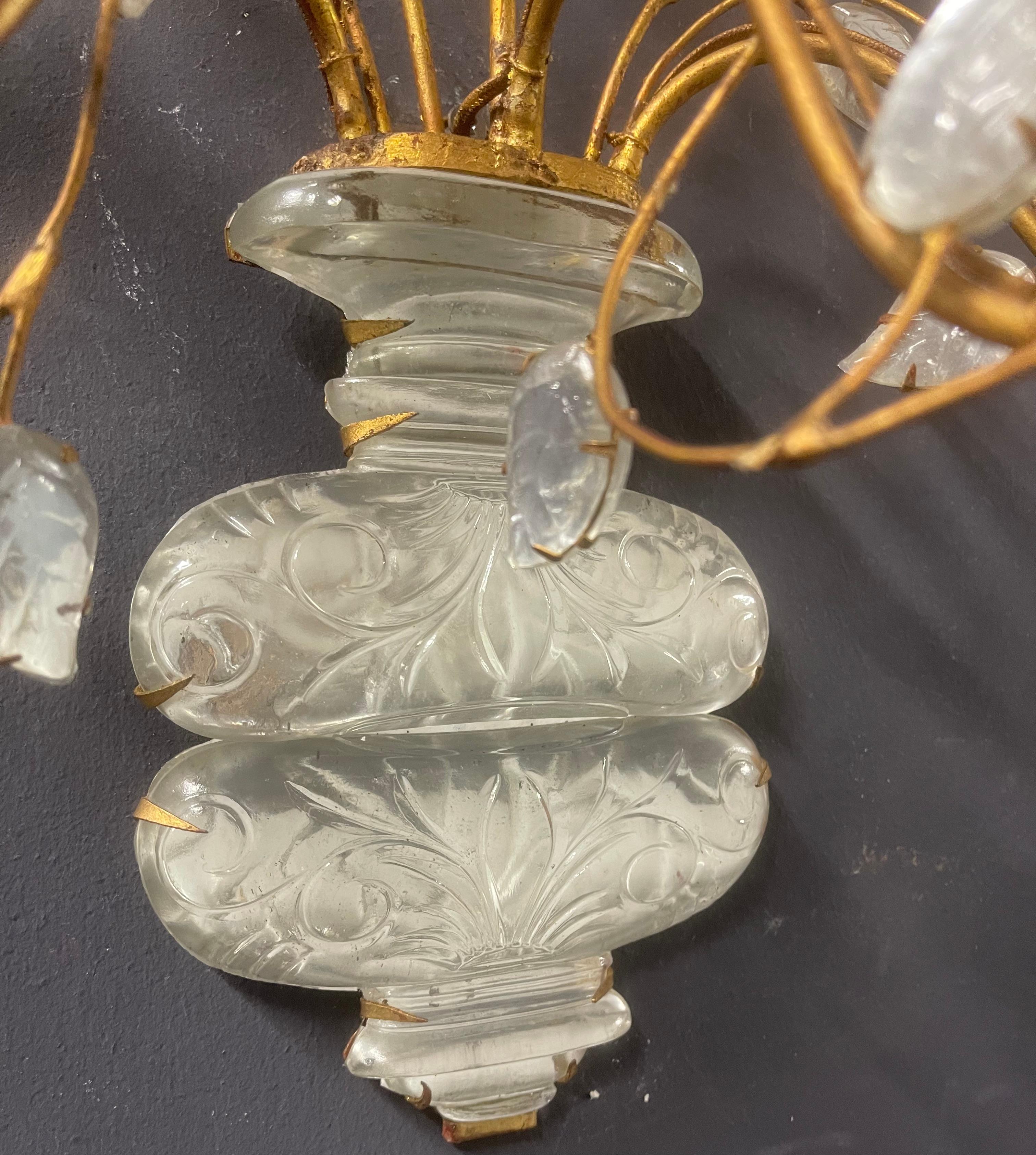 wonderful pair of elegant maison bagues wall sconces 5