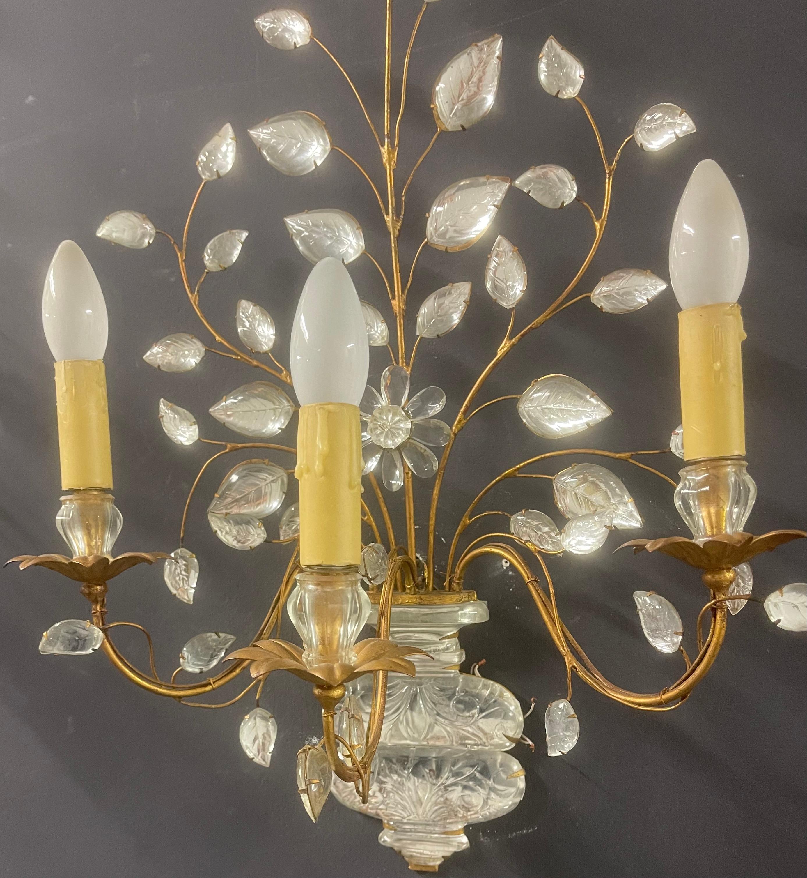 wonderful pair of elegant maison bagues wall sconces 8