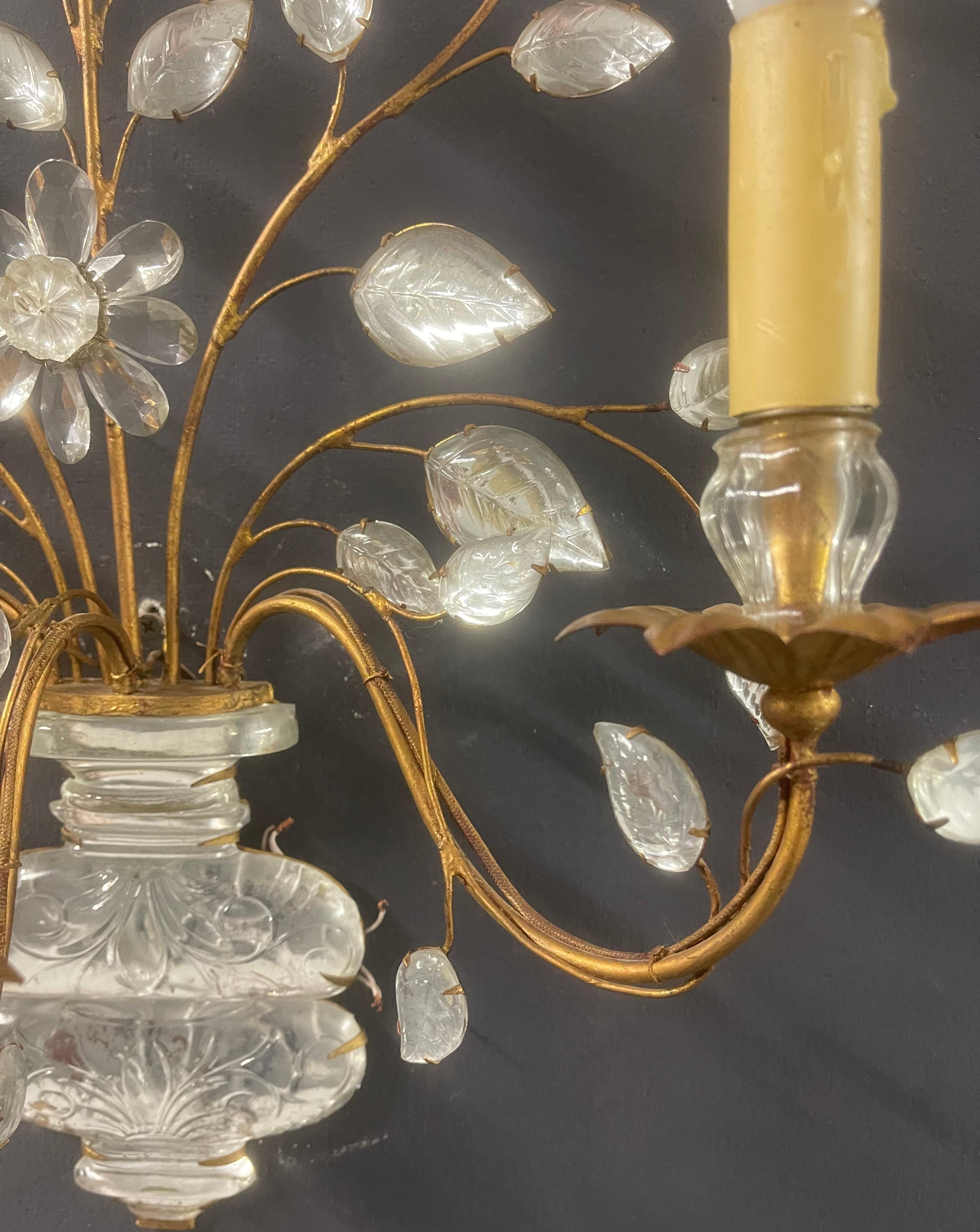 wonderful pair of elegant maison bagues wall sconces 9