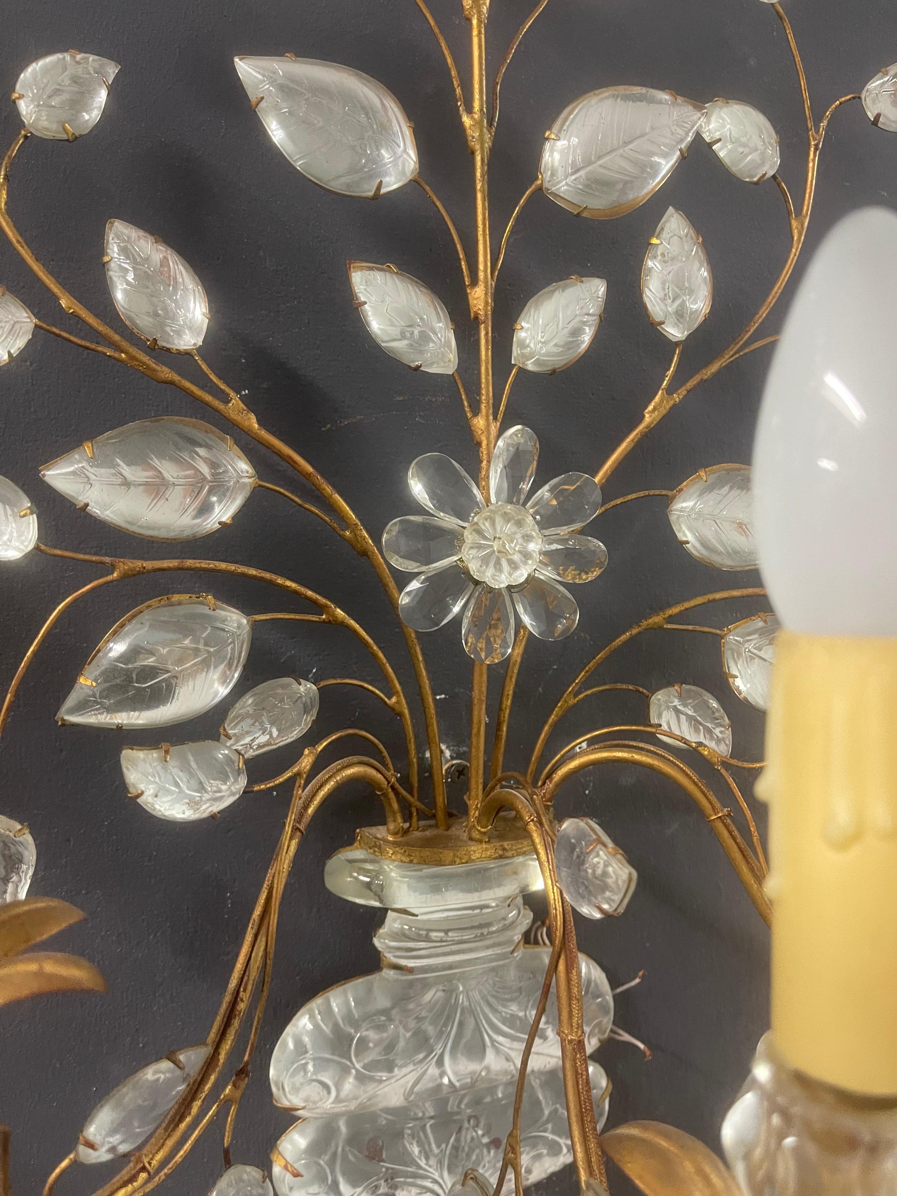 wonderful pair of elegant maison bagues wall sconces 10
