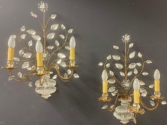 wonderful pair of elegant maison bagues wall sconces