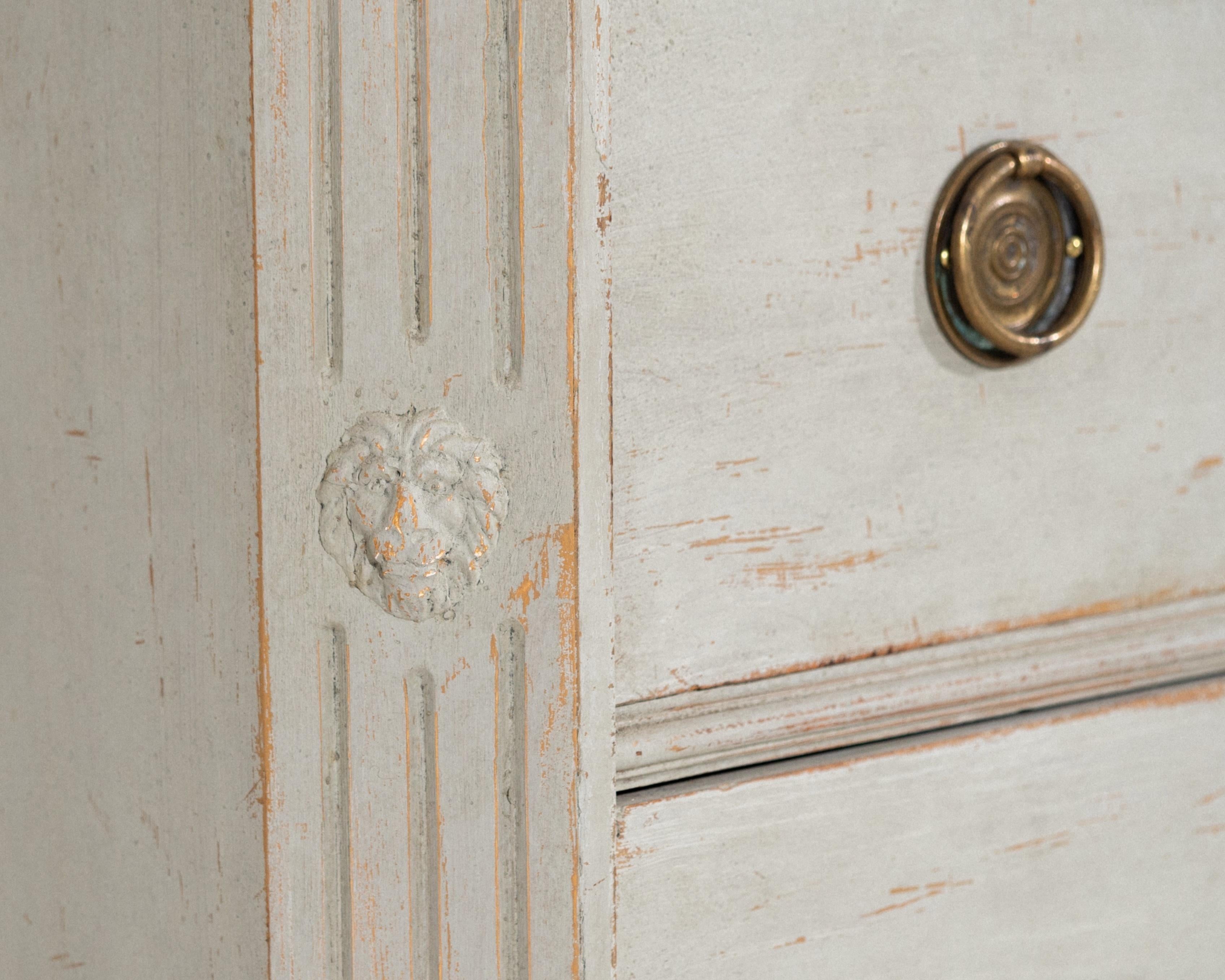 Wonderful pair of Gustavian style chests, circa 100 years old. For Sale 2