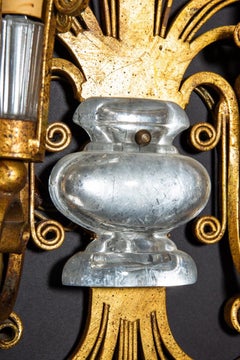 Wonderful Pair of Impressive Gilt Wall Scones by Maison Baguès