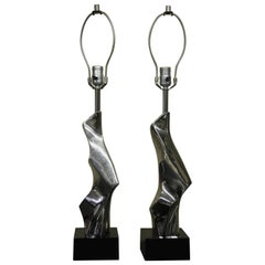 Wonderful Pair of Laurel Lamps Designed by Richard Barr