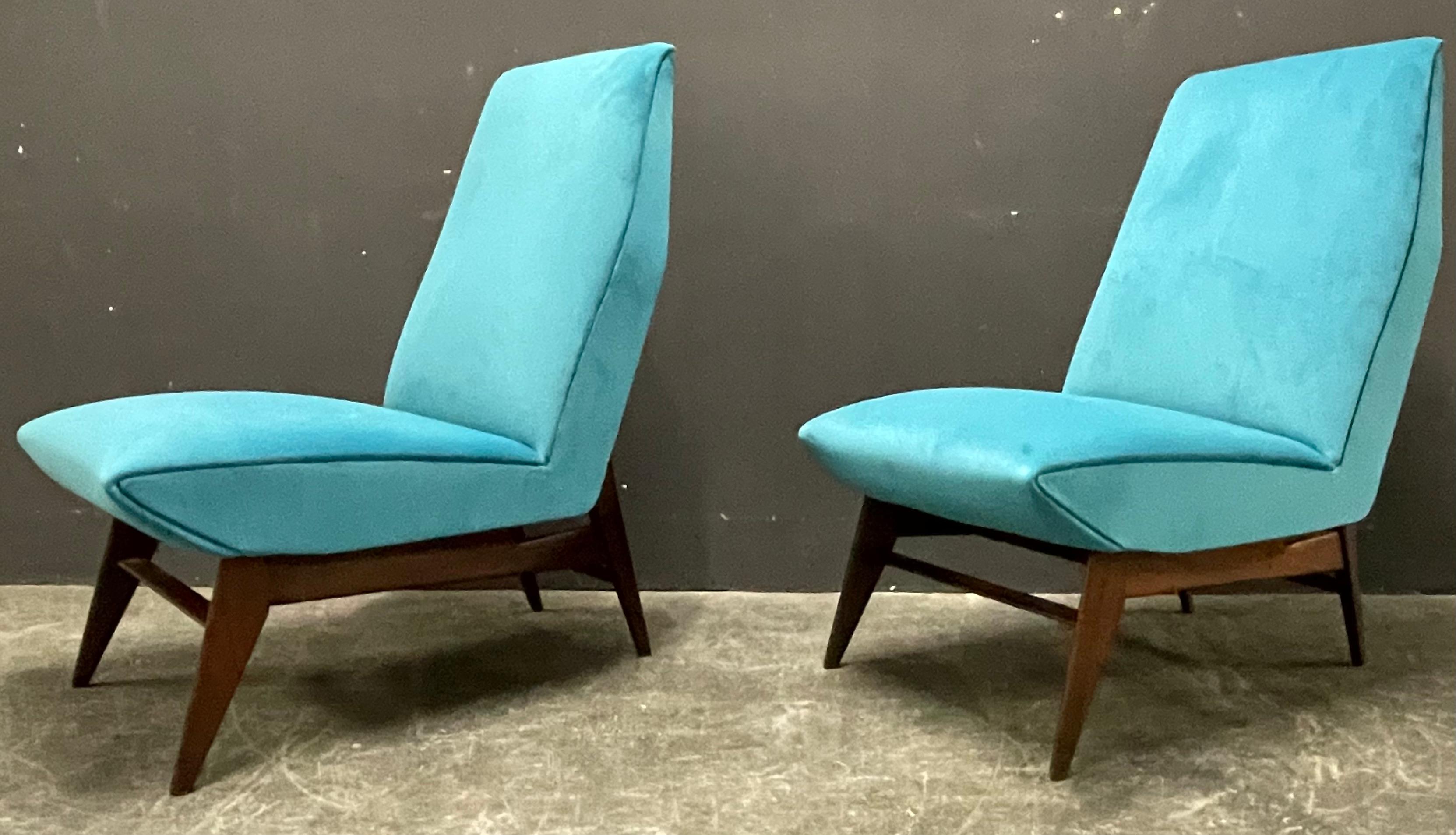 wonderful pair of lounge chairs from brazil For Sale 12