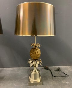 Wonderful Pair of Maison Charles Pineapple Table Lamps