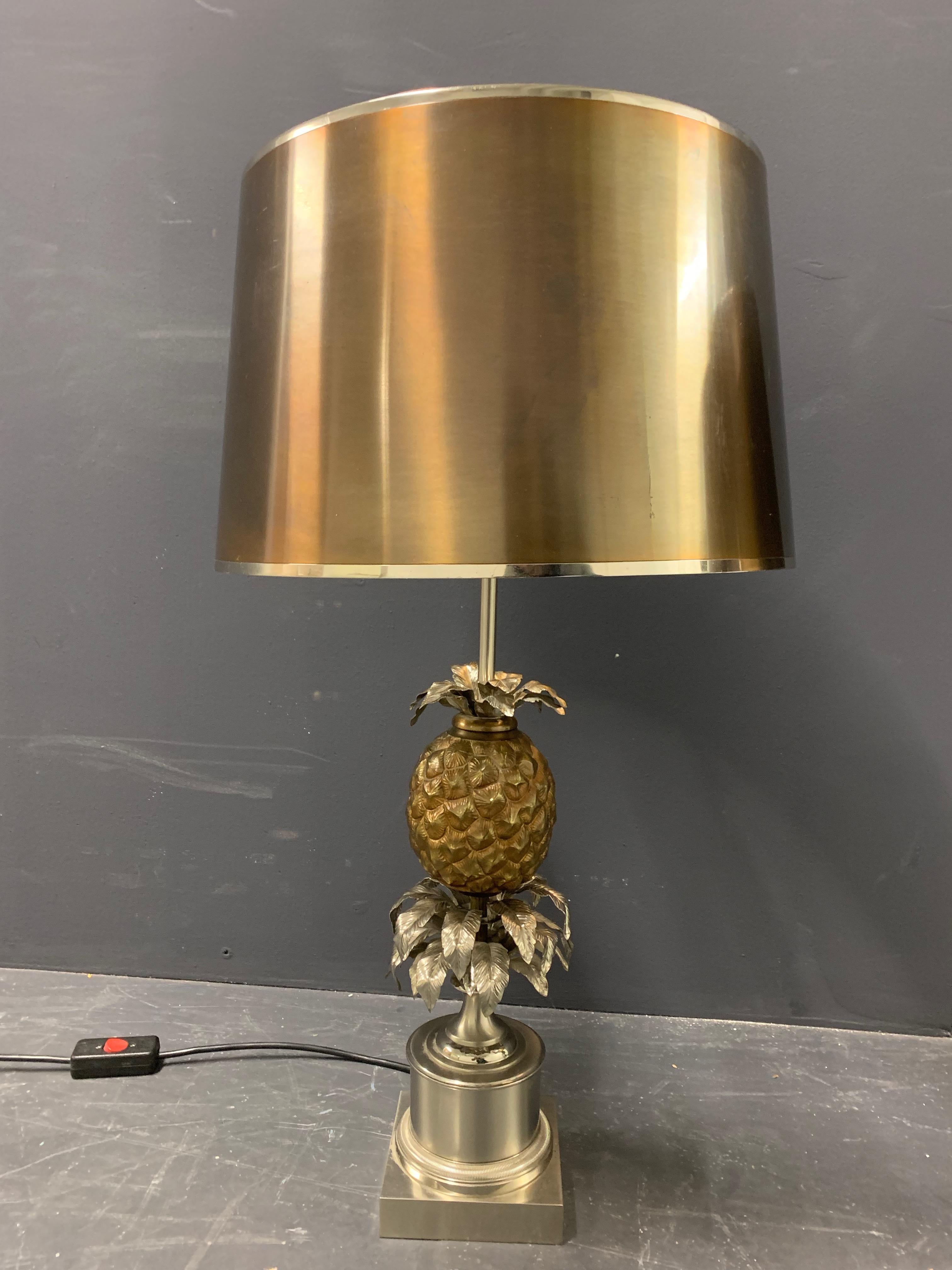 Wonderful Pair of Maison Charles Pineapple Table Lamps 2
