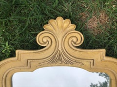 Wonderful Pair Tall French Provincial Wall Mirrors Hollywood Regency